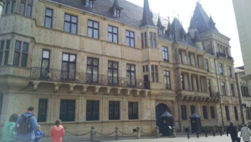 Grand Ducal Palace - streets are so narrow it's difficult to get a good photo!