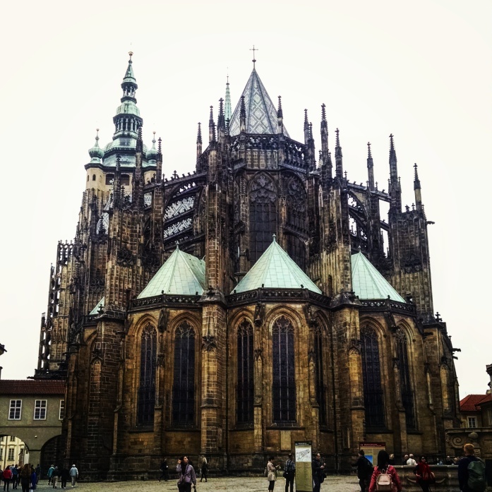 St Vitus Cathedral on Prague Castle grounds