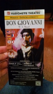 Marionette opera of Don Giovanni in Italian.